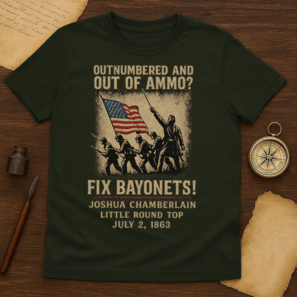 Fix Bayonets T-Shirt Mockup White