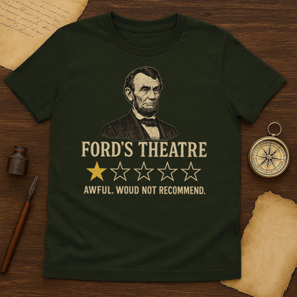 Lincoln 1 Star T-Shirt Mockup Military Green
