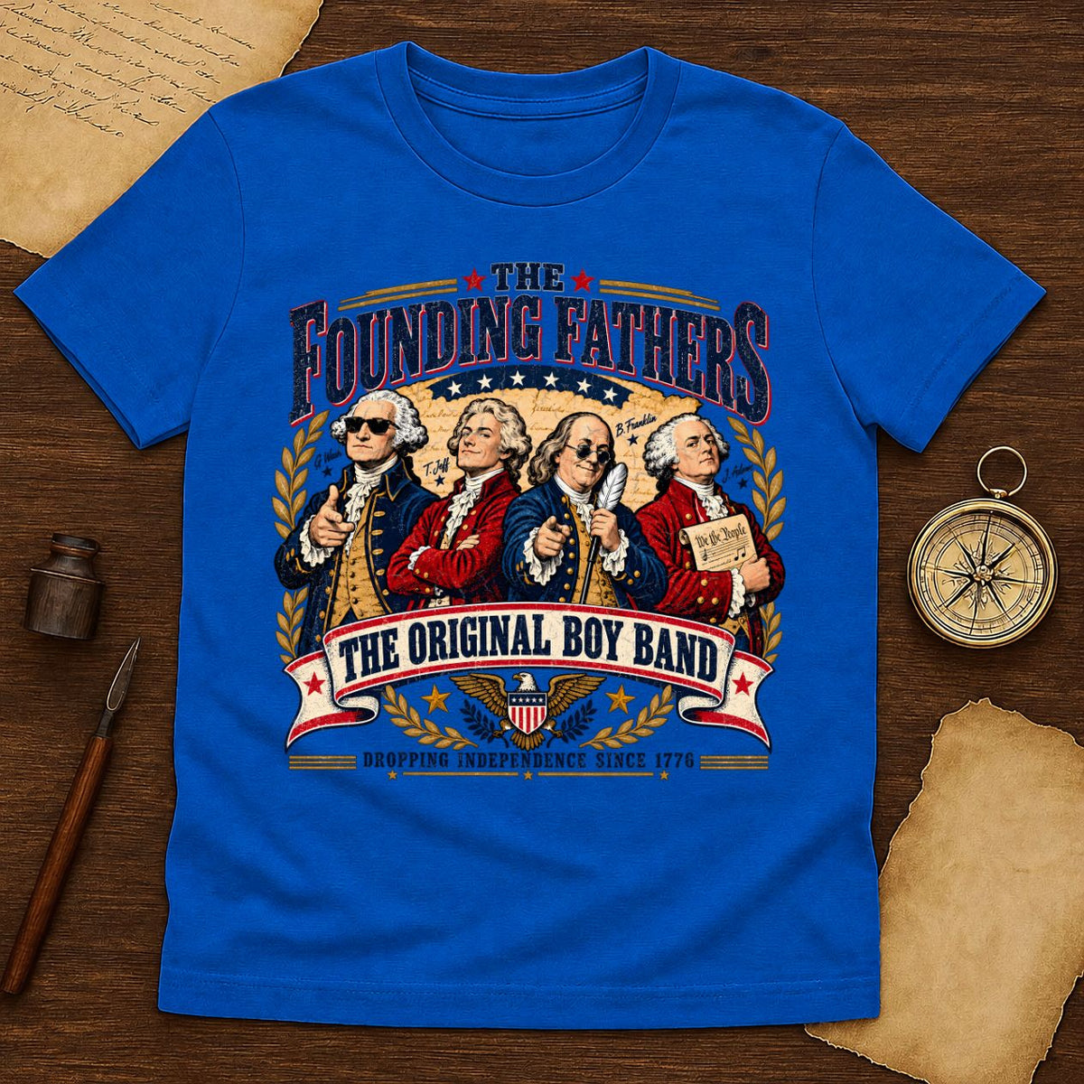 Founding Fathers The Original Boy Band T-Shirt