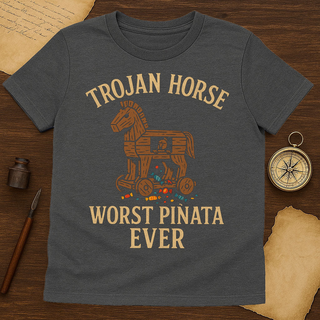 Trojan Horse T-Shirt Mockup Black