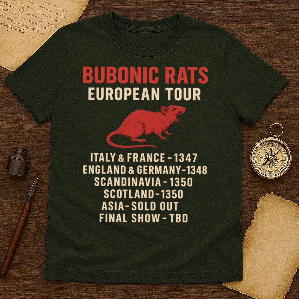Bubonic Rats European Tour T-Shirt - History Shirt Club
