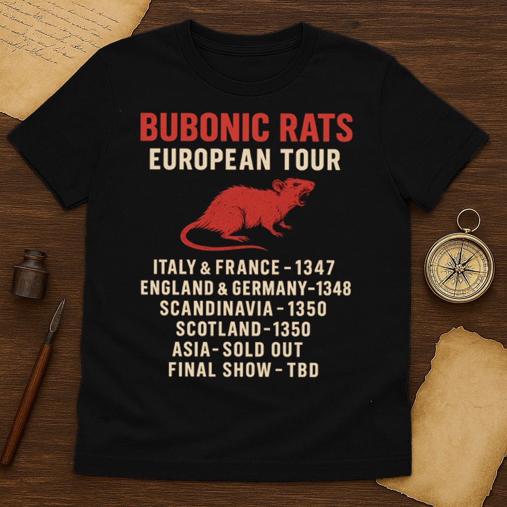Bubonic Rats European Tour T-Shirt - History Shirt Club