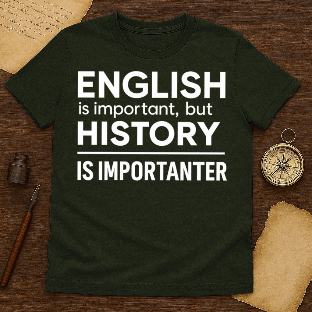 English Is Important T-Shirt - History Shirt Club