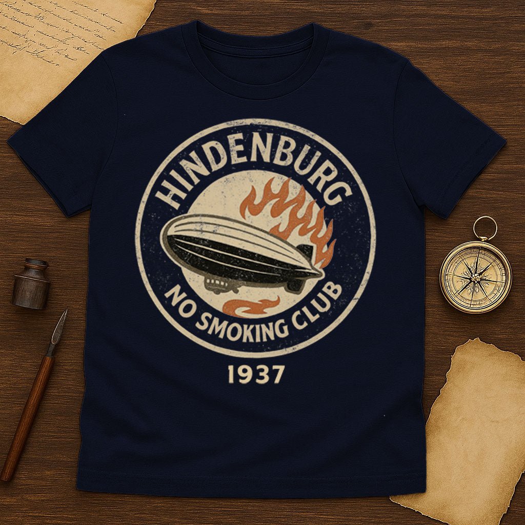 Hindenburg No Smoking Club T-Shirt - History Shirt Club