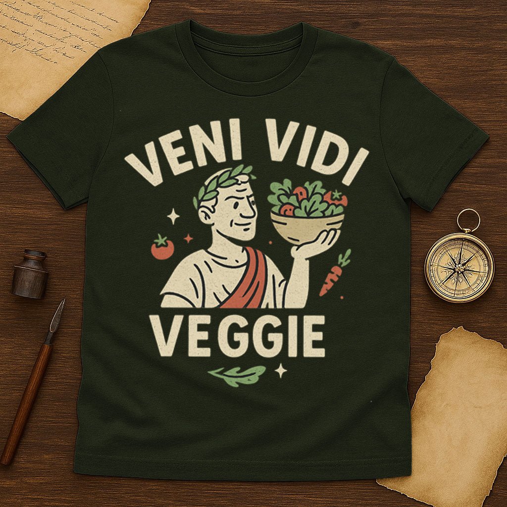 Veni Vidi Veggie T-Shirt - History Shirt Club