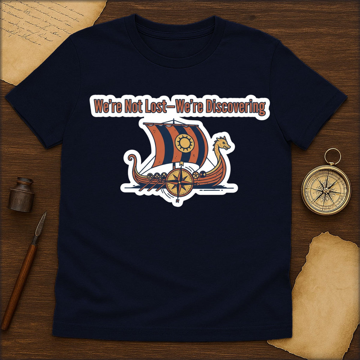 Viking Longship T-Shirt – "Who but Loki? Who but Hemming" Nautical Norse Tee - History Shirt Club