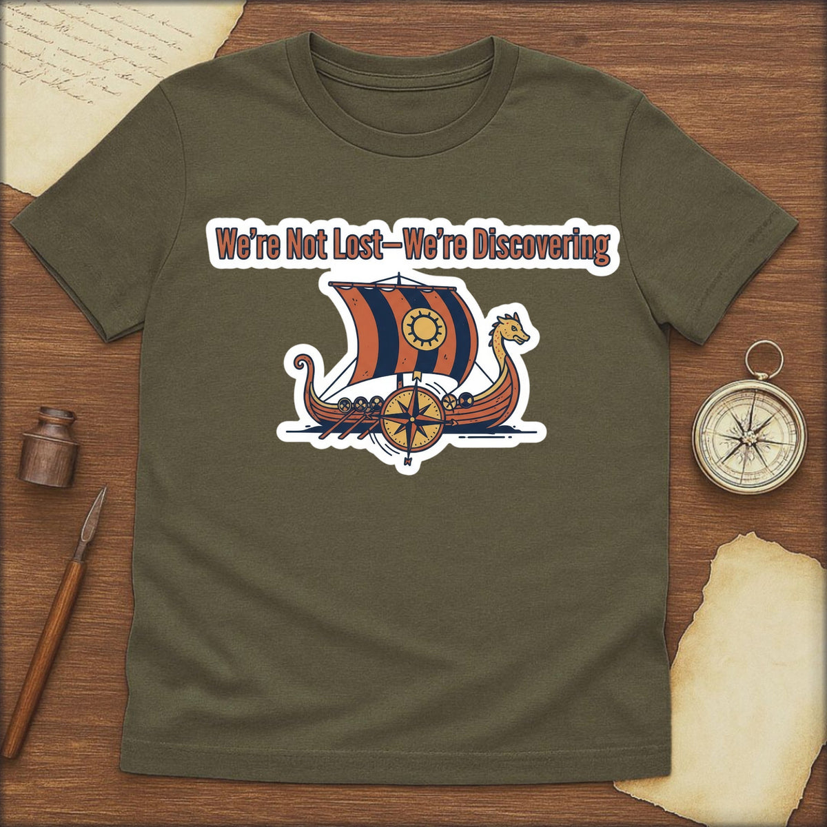 Viking Longship T-Shirt – "Who but Loki? Who but Hemming" Nautical Norse Tee - History Shirt Club