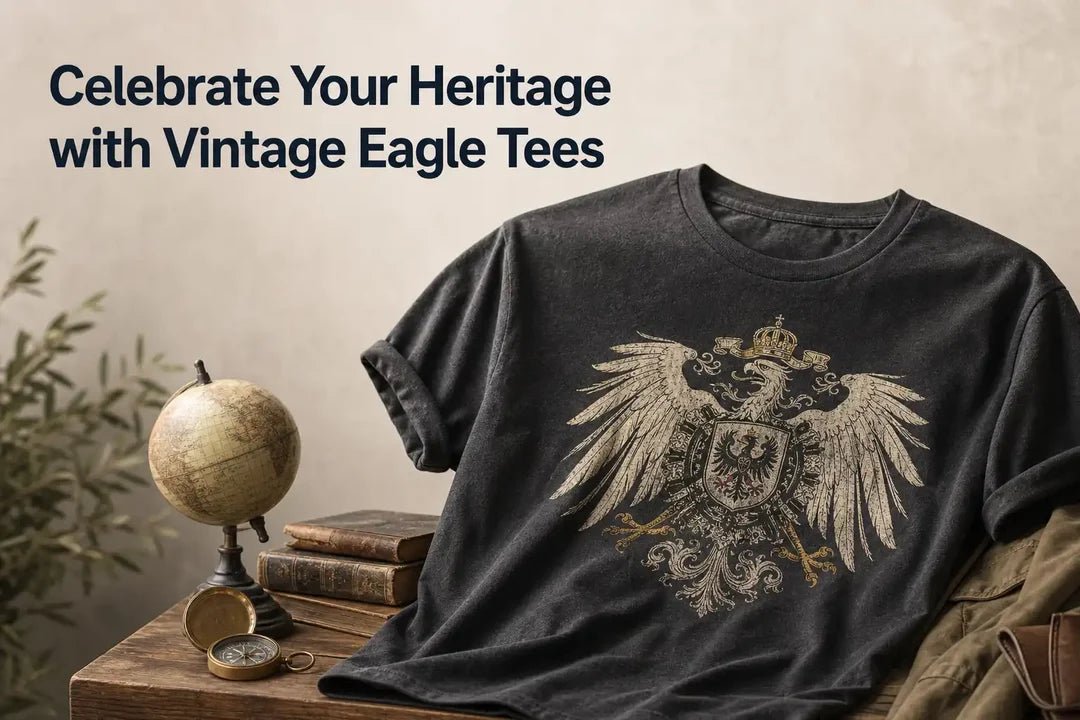 Celebrate Your Heritage with Vintage Eagle Tees - History Shirt Club
