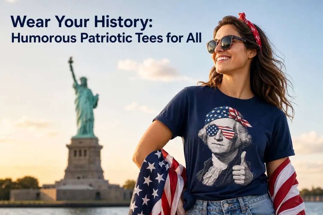 Wear Your History: Humorous Patriotic Tees for All - History Shirt Club