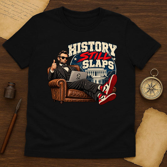 Funny Abraham Lincoln Tee - Retro Graphic Shirt for History Lovers