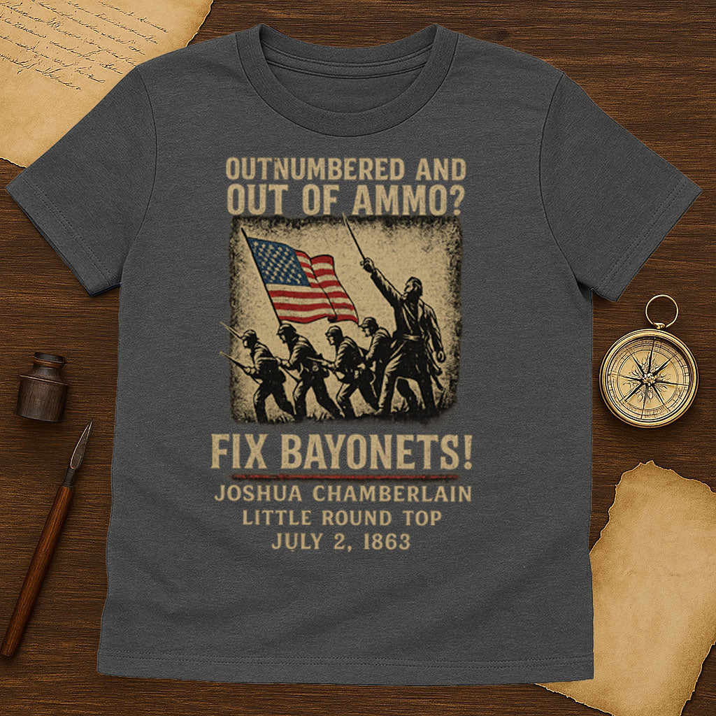 Fix Bayonets T-Shirt Mockup Black
