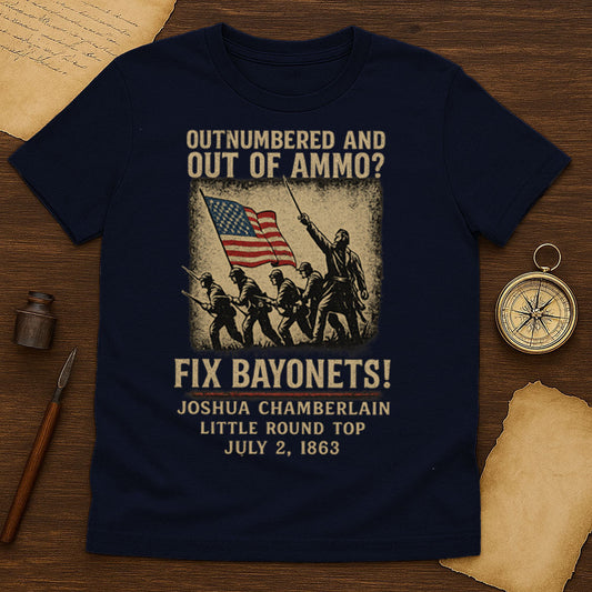 Fix Bayonets T-Shirt Mockup Navy