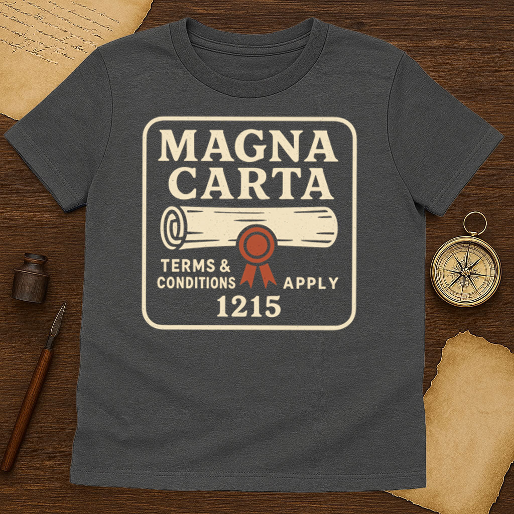 Magna Carta T-Shirt Mockup Dark Heather