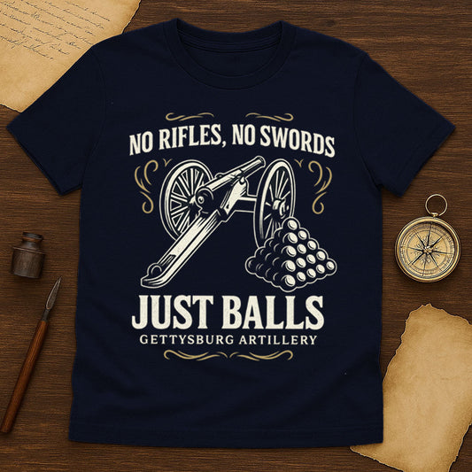 No Rifles No Swords T-Shirt Mockup Navy