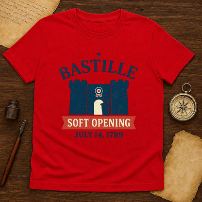 Bastille 'Soft Opening July 14, 1789' Historical T-Shirt