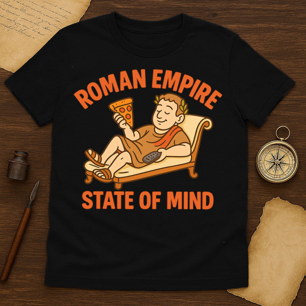 Roman Empire State of Mind T-Shirt Mockup Sport Grey