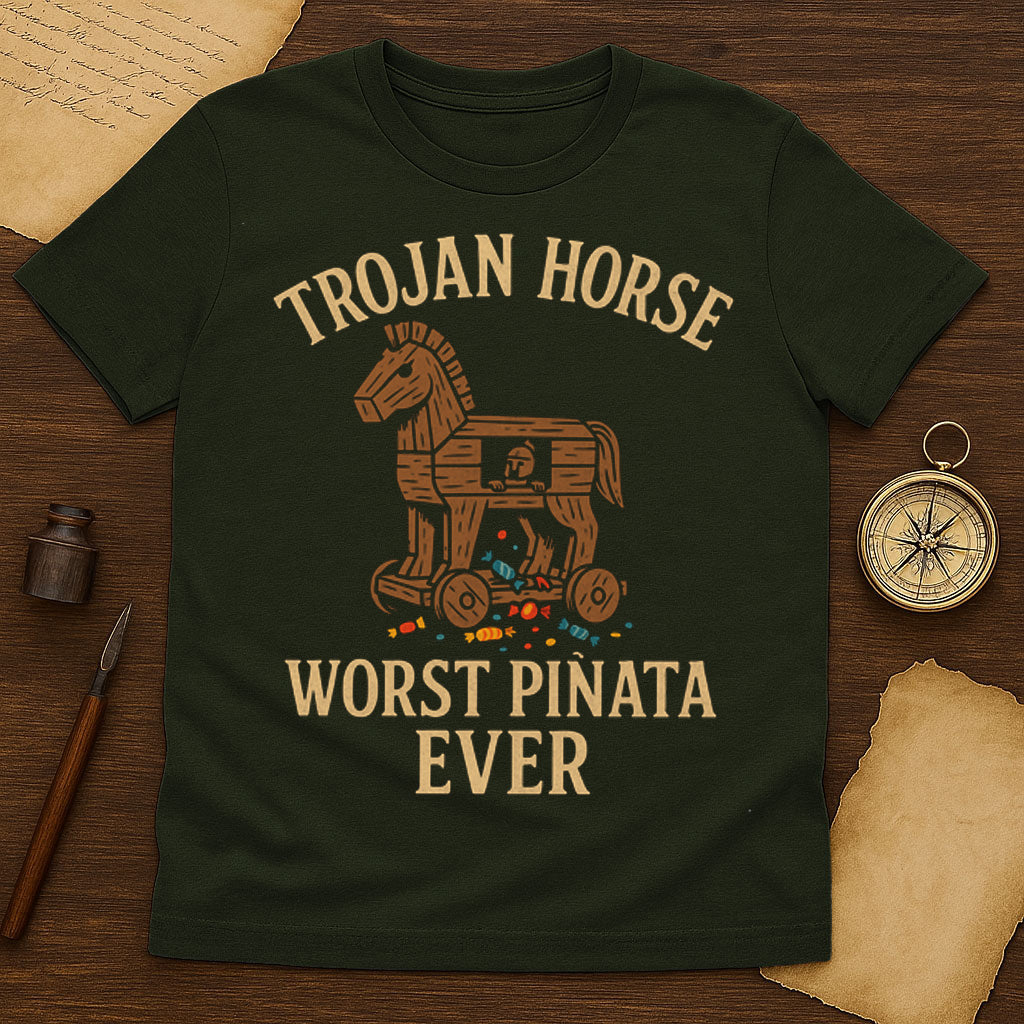Trojan Horse T-Shirt Mockup White