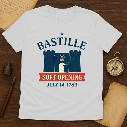 Bastille 'Soft Opening July 14, 1789' Historical T-Shirt