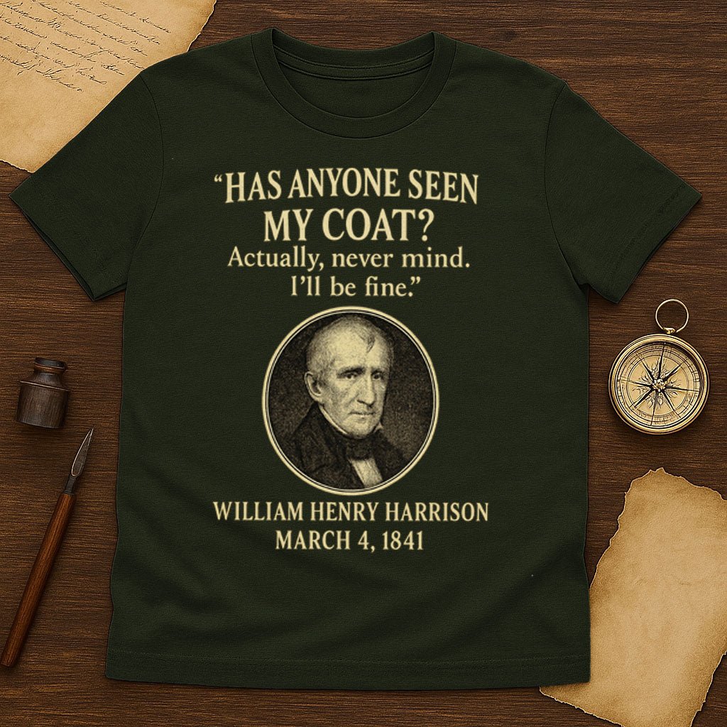 Has Anyone Seen My Coat T-Shirt - History Shirt Club