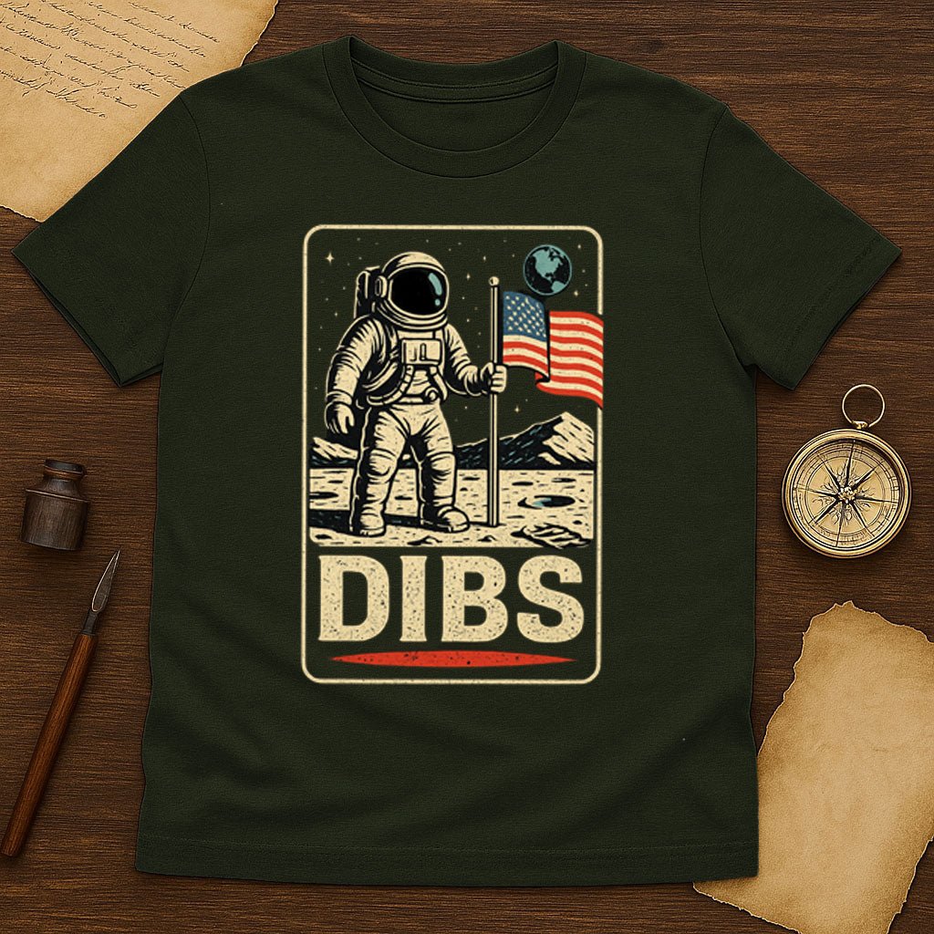 Moon Landing Dibs T-Shirt - History Shirt Club