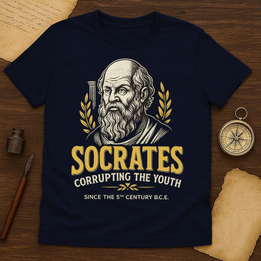 Socrates Corrupting The Youth T-Shirt - History Shirt Club
