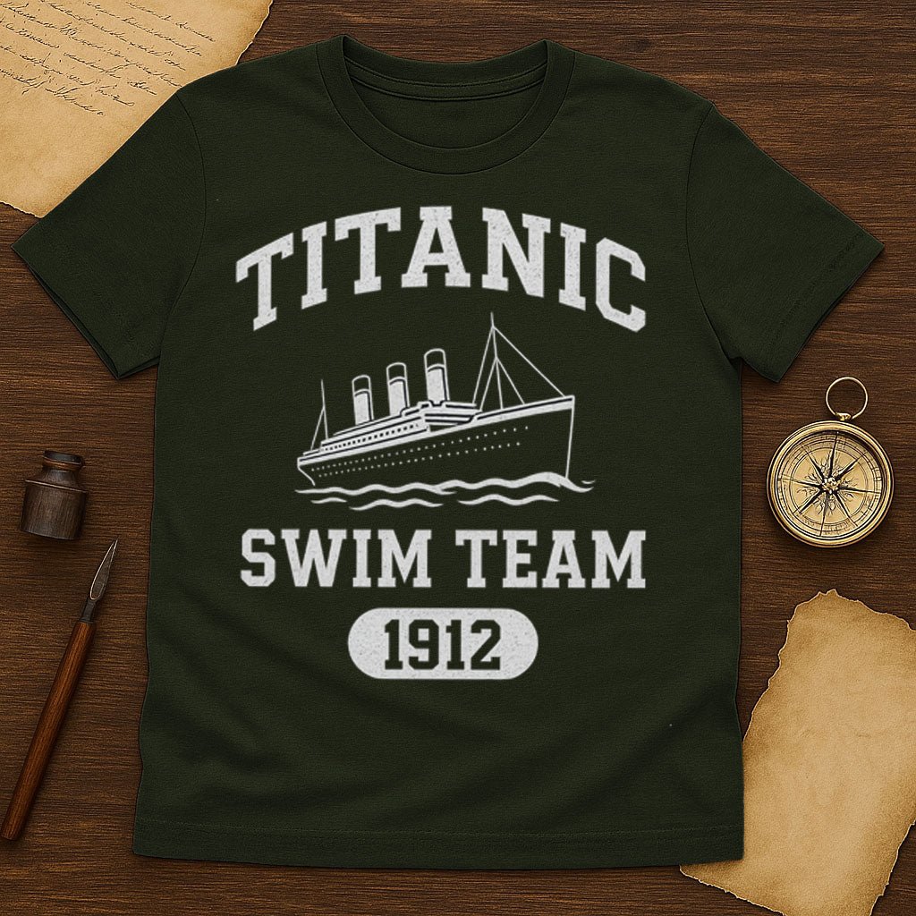 Titanic Swim Team T-Shirt - History Shirt Club