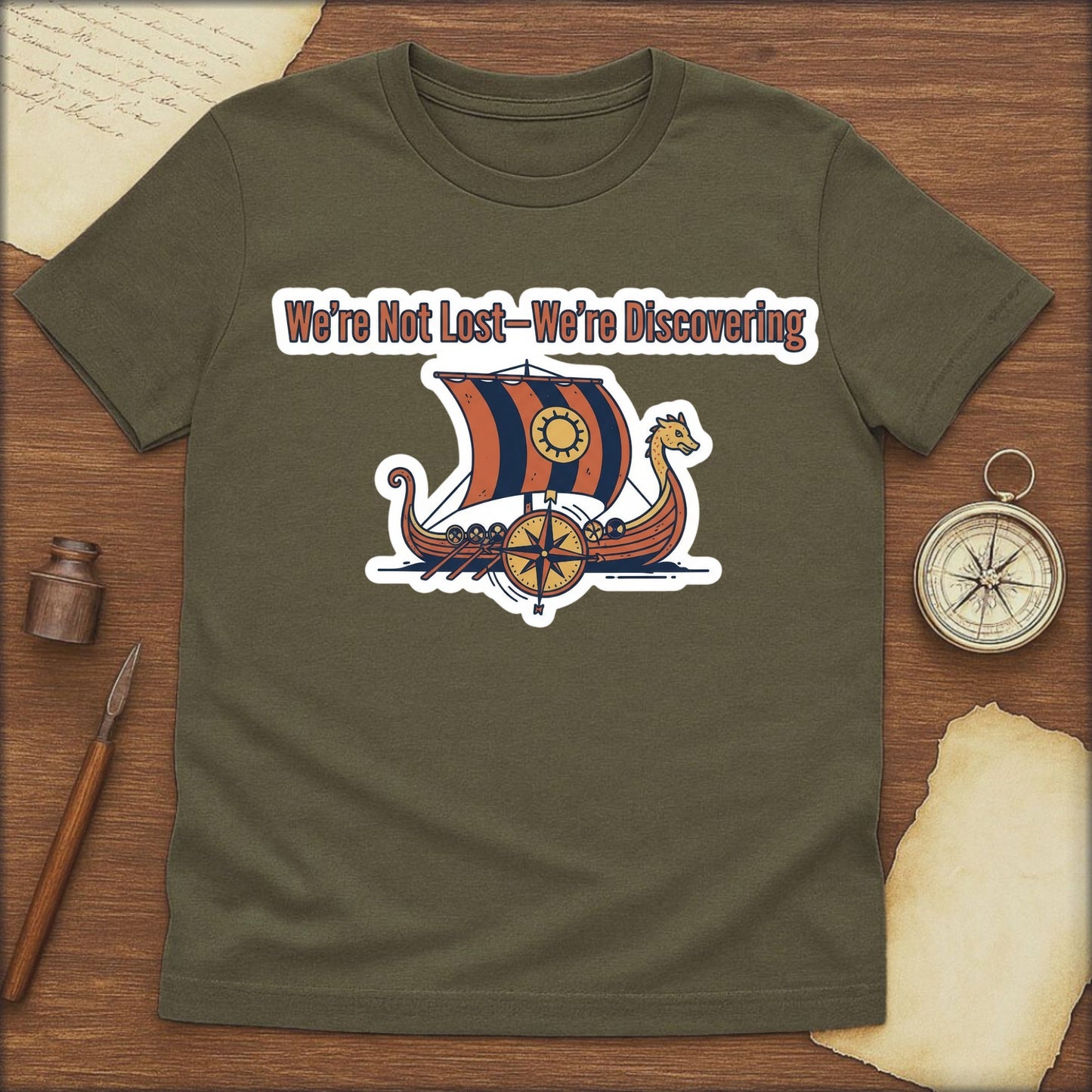 Viking Longship T-Shirt – "Who but Loki? Who but Hemming" Nautical Norse Tee - History Shirt Club